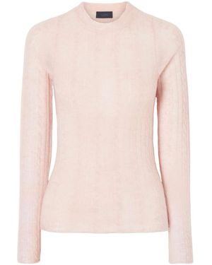 Haikure Sey Cable-Knit Alpaca-Blend Jumper - Pink
