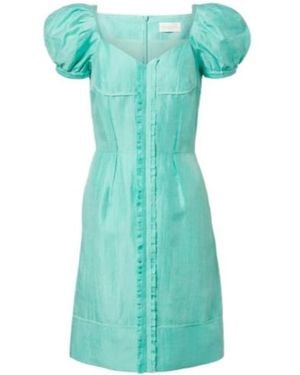 ShuShu/Tong Linen-Blend Midi Dress - Green
