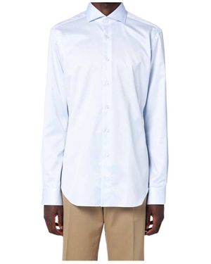 Xacus Regular Fit Twill Shirt - Blue