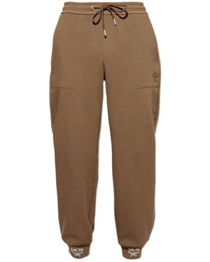 MCM Drawstring Joggers - Natural