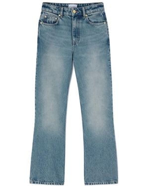 Ganni Betzy Flared Jeans - Blue