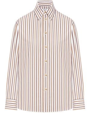 Bottega Veneta Bold Striped Buttoned Shirt - Multicolour