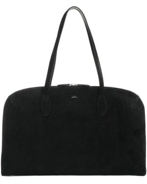 TOTEME Totême Zipped Top Handle Tote Bag - Black