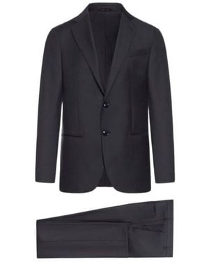 Giorgio Armani Two-Piece Single-Breasted Tailored Suit - Blue