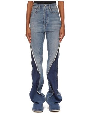 Rick Owens Bolan Banana Jeans - Blue
