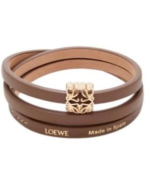Loewe Anagram Bombe Twist Bracelet - White