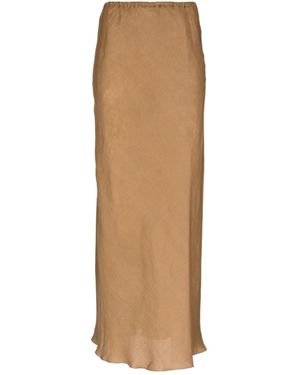 Baserange Elastic Waist Skirt - Natural