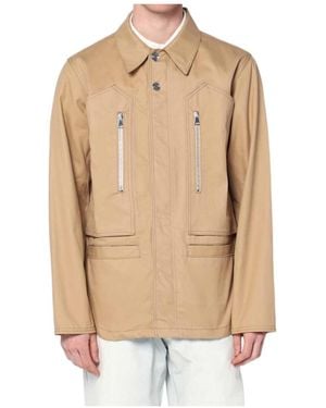 NAMACHEKO Straight Hem Overshirt - Natural