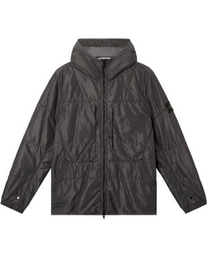 Stone Island Reversible Quilted Hooded Anti-Fall Jacket - Grey