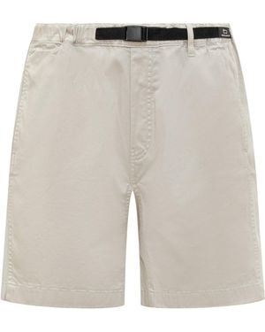 Woolrich Belted-Waist Bermuda Shorts - White