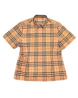 Burberry Short Sleeve Shirt - Metallic