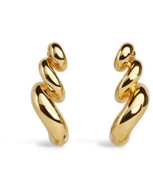 Alaïa Alaïa Torsion Earrings - Metallic