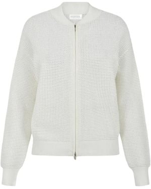 P.A.R.O.S.H. Renfield Zip-Up Cardigan - White