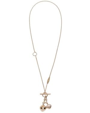 Max Mara Long Necklace With Pendants - White