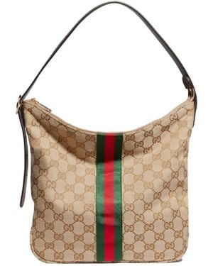 Gucci Lunetta Medium Crossbody Bag - Brown