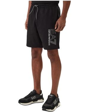 EA7 Visibility Logo Shorts - Black