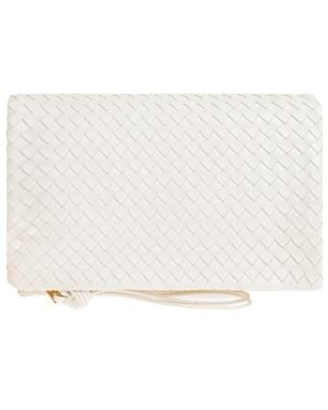 Bottega Veneta Giornale Pouch - White