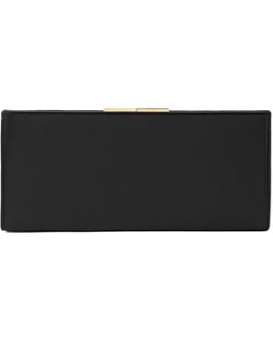 Nili Lotan Anjelica Leather Clutch - Black