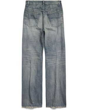 Balenciaga Low-Crotch Jeans in Gray for Men | Lyst
