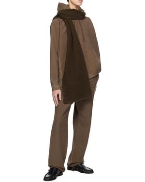AURALEE super milled sweat 5 Brown オーラリー Brown Super Milled Sweatshirt by AURALEE on Sale