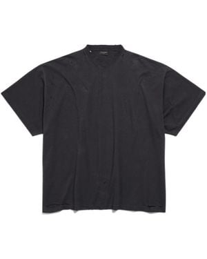 Balenciaga Blackletter Script Oversized T-Shirt