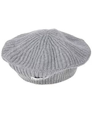 Ganni Simple Knitted Beret - Grey