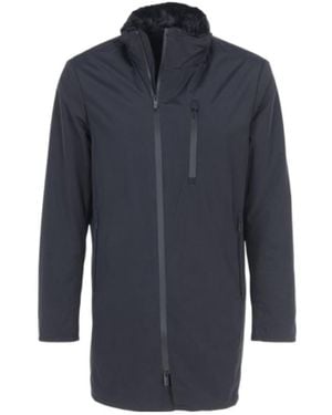 Armani Collezioni Long-Sleeved Casual Jacket - Blue