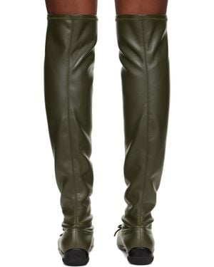 OPEN YY Thigh High Ballet High Boots - Green