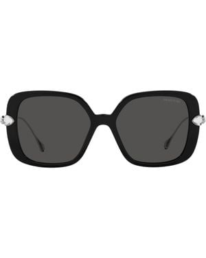 Swarovski Oversized Square Frame Sunglasses - Multicolour