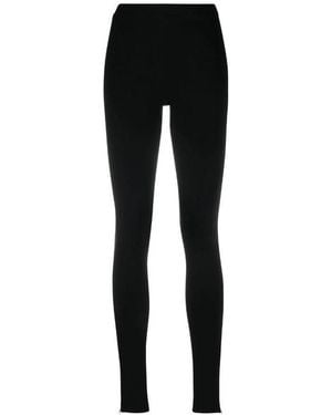 TOTEME Totême Zip Detailed Slim-Cut Leggings - Black