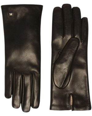 Max Mara Five-Finger Gloves - Black