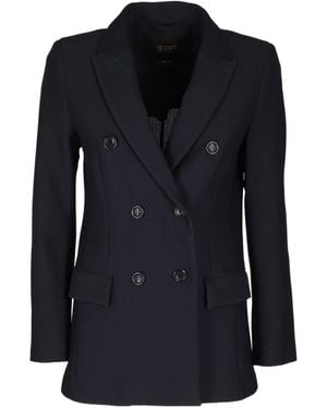 Seventy Double-Breasted Tailored Blazer - Black