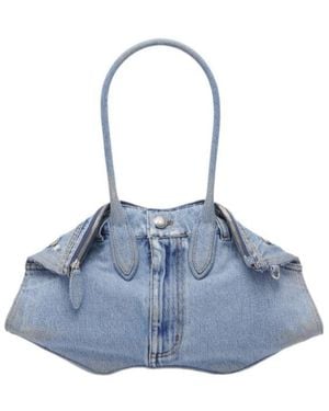 McQueen Manta Bag - Blue