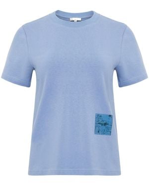 JW Anderson Graphic-Print T-Shirt - Blue
