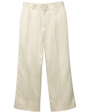 Celine Straight-Leg Trousers - White