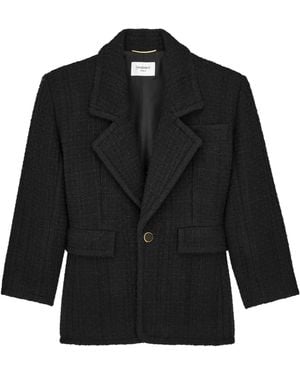 Saint Laurent Long-Sleeved Casual Jacket - Black