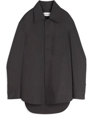 Lanvin Long-Sleeved Casual Jacket - Grey