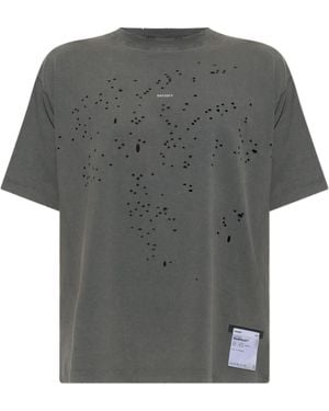 Satisfy Mothtech Distressed T-Shirt - Grey