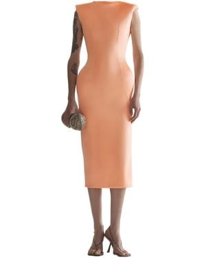 dark brown evening dress MUGLER main image 1