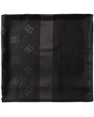Dolce & Gabbana Logo Scarf - Black