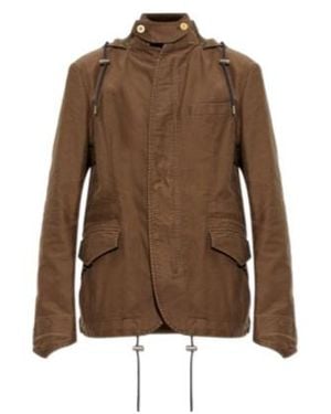 Sacai Logo Casual Jacket - Brown