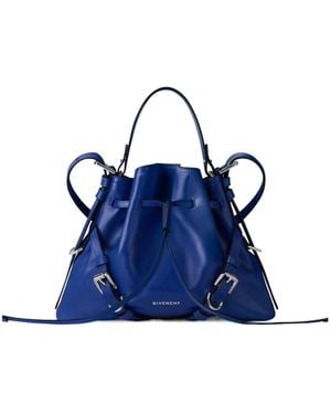 Givenchy Small Voyou Bucket Bag - Blue