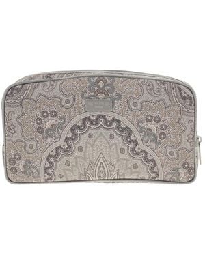 Etro Zipper Clutch - Gray