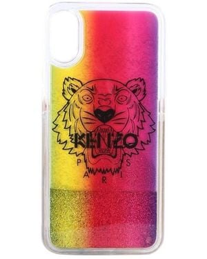 KENZO Tiger Printed Iphone Xs Case - Pink