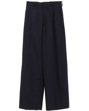 Acne Studios Striped Casual Trousers - Blue