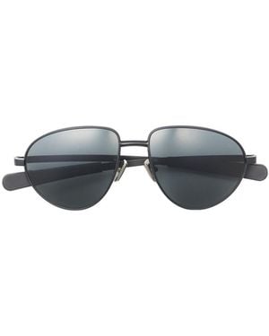 Moncler Vizla Pilot Sunglasses - White