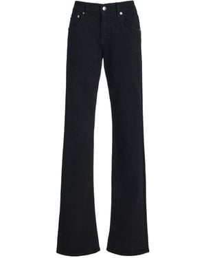 Haikure Split-Hem Jeans - Black