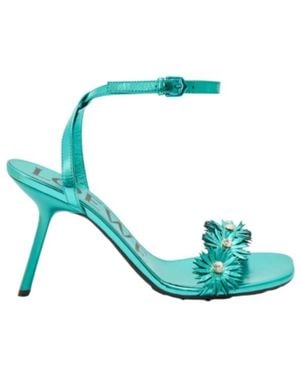 Loewe Petal Flower Sandal - Blue