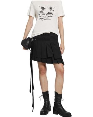 Ann Demeulemeester Short-Sleeved T-Shirt - Black