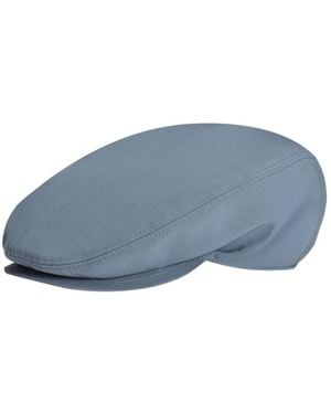 Dolce & Gabbana Dg Embroidered Gabardine Flat Cap - Blue